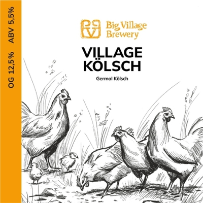 Пиво Биг Вилладж Вилладж Кёльш / Big Village Village Kolsch 30л - кег