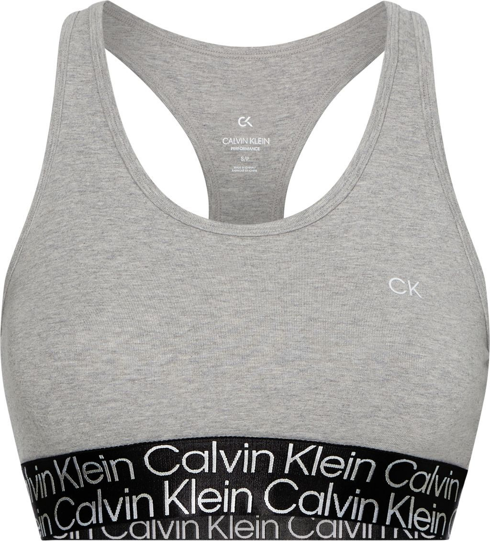ТОП теннисный Calvin Klein Low Support Sports Bra - серый