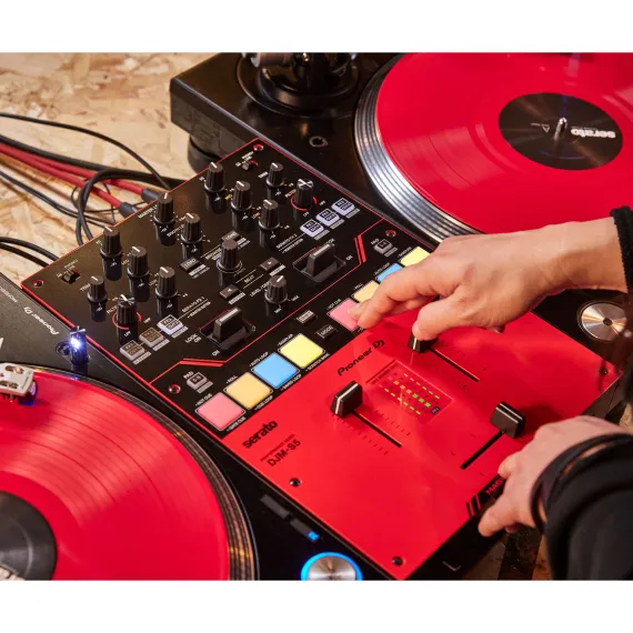 Pioneer DJM-S5 Black Red