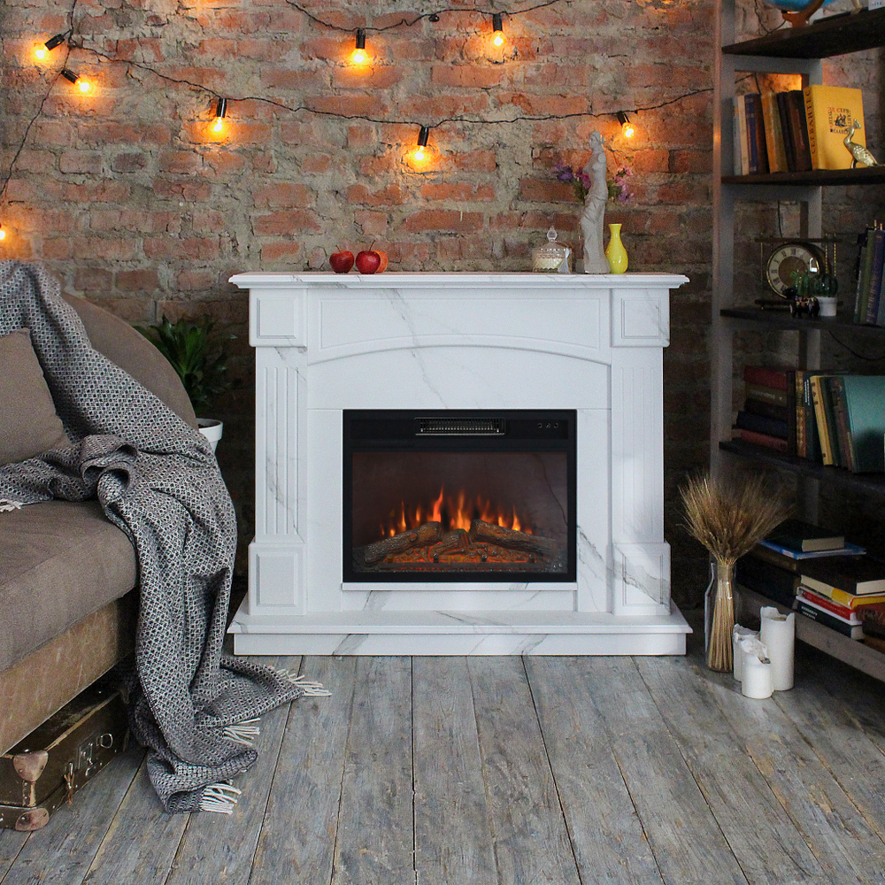 Каминокомплект Real Flame Carolina 24/25,5 WT-F512 с очагом Kendal 24