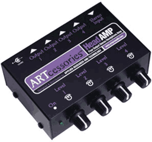 ART HeadAMP 4 компактный распределитель/усилитель для наушников,4 канала