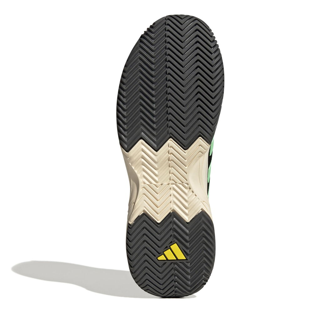 Мужские теннисные кроссовки adidas Gamecourt 2 Men - Black, Neon Green