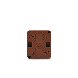 ATLASDESIGN PROFI IP54 О/У 1-клавишный ВЫКЛЮЧАТЕЛЬ с подсветкой, сх.1а, 10АХ, ТЕРРАКОТОВЫЙ