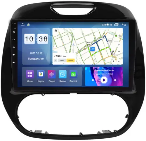 Магнитола для Renault Kaptur 2016+ - Parafar PF158UHD на Android 13, Быстрая, QLED, CarPlay, 4G SIM-слот