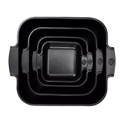 Квадратная форма для запекания 18см 0.66л Peugeot Satin Black