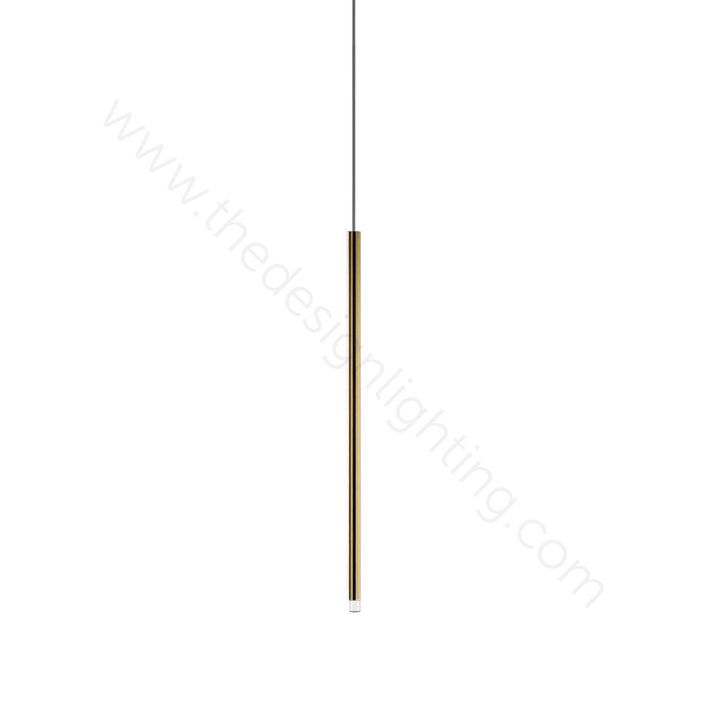 Pendant design lamp  A-tube by Nano by Studio Italia Design (Gold)