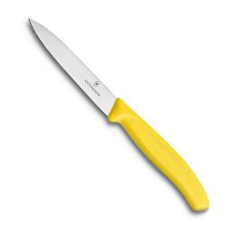 Нож Victorinox для очистки овощей, лезвие 10 см, желтый