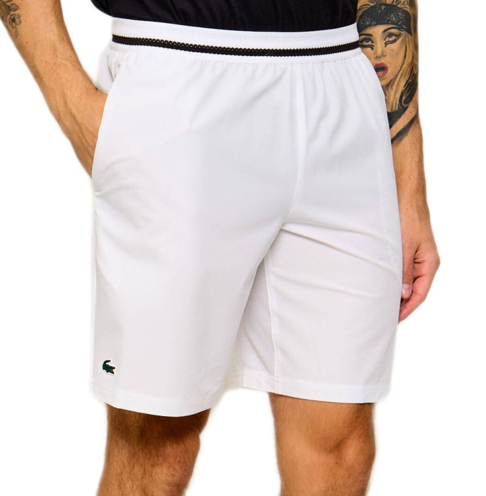 Теннисные шорты Lacoste Tennis X Novak Djokovic - white/buffalo