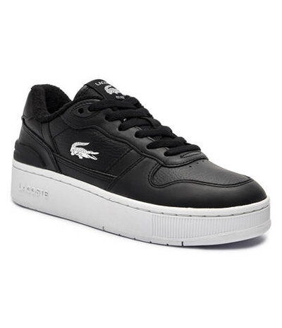 Кожаные кроссовки Lacoste - черный(748SFA0046)