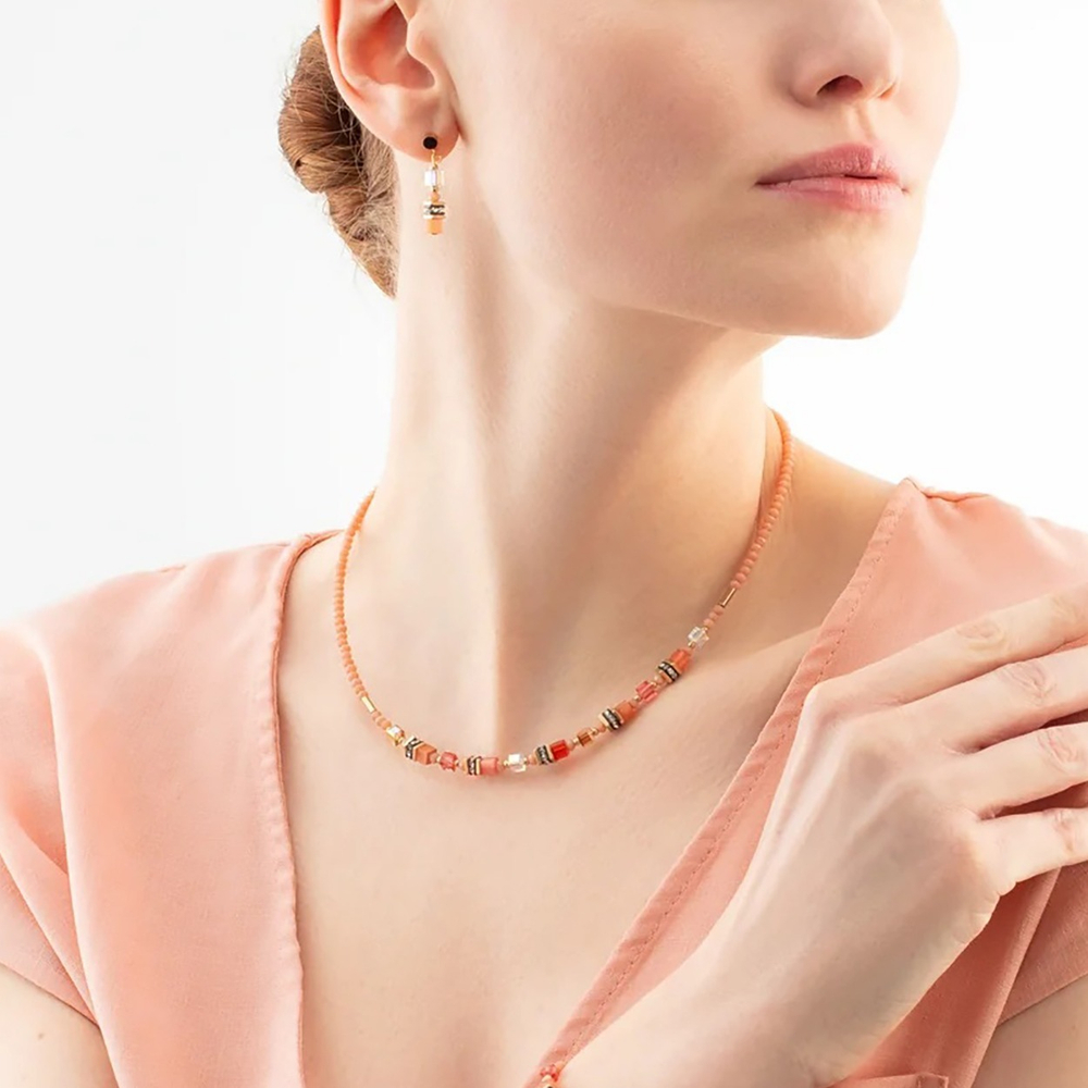 Серьги Coeur de Lion Orange 4565/21-0200