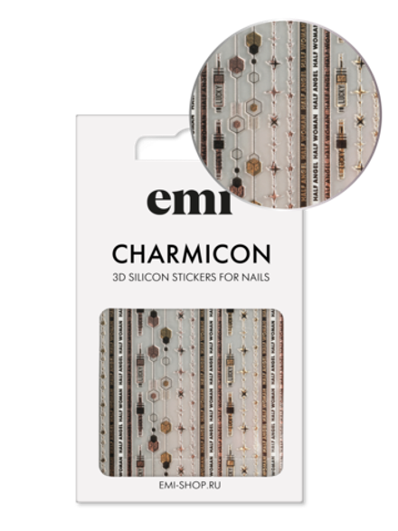 Charmicon 3D Silicone Stickers №224 Lucky