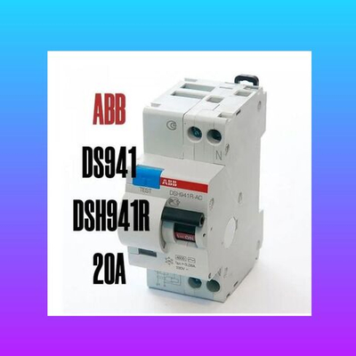 Автоматический выключатель с УЗО DS941/ DSH941R 20А 30мА тип AC