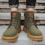 HUANAI Martin Boots Unisex Yellow