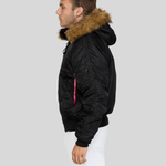 Парка Alpha Industries N-2B Black (Черная)