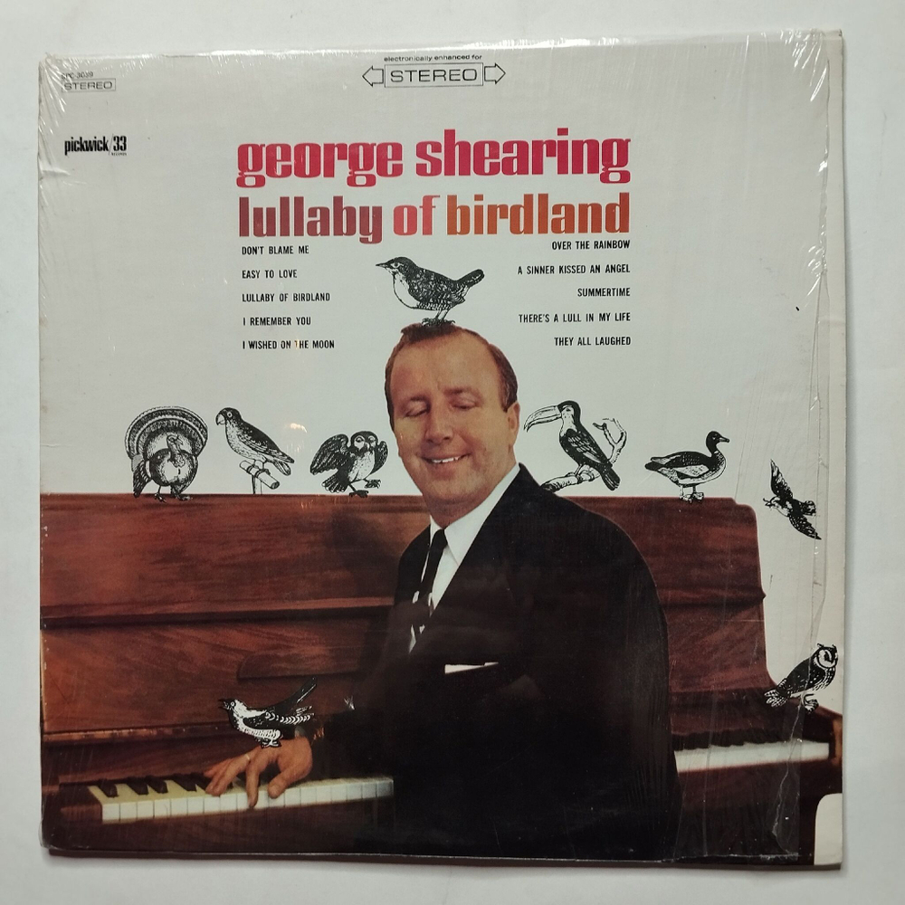Винтажная виниловая пластинка LP George Shearing Lullaby Of Birdland (USA 1970)
