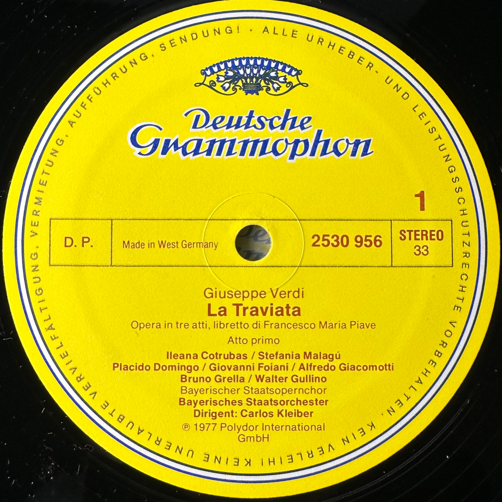 Верди - Травиата 2LP (Германия 1977г.)