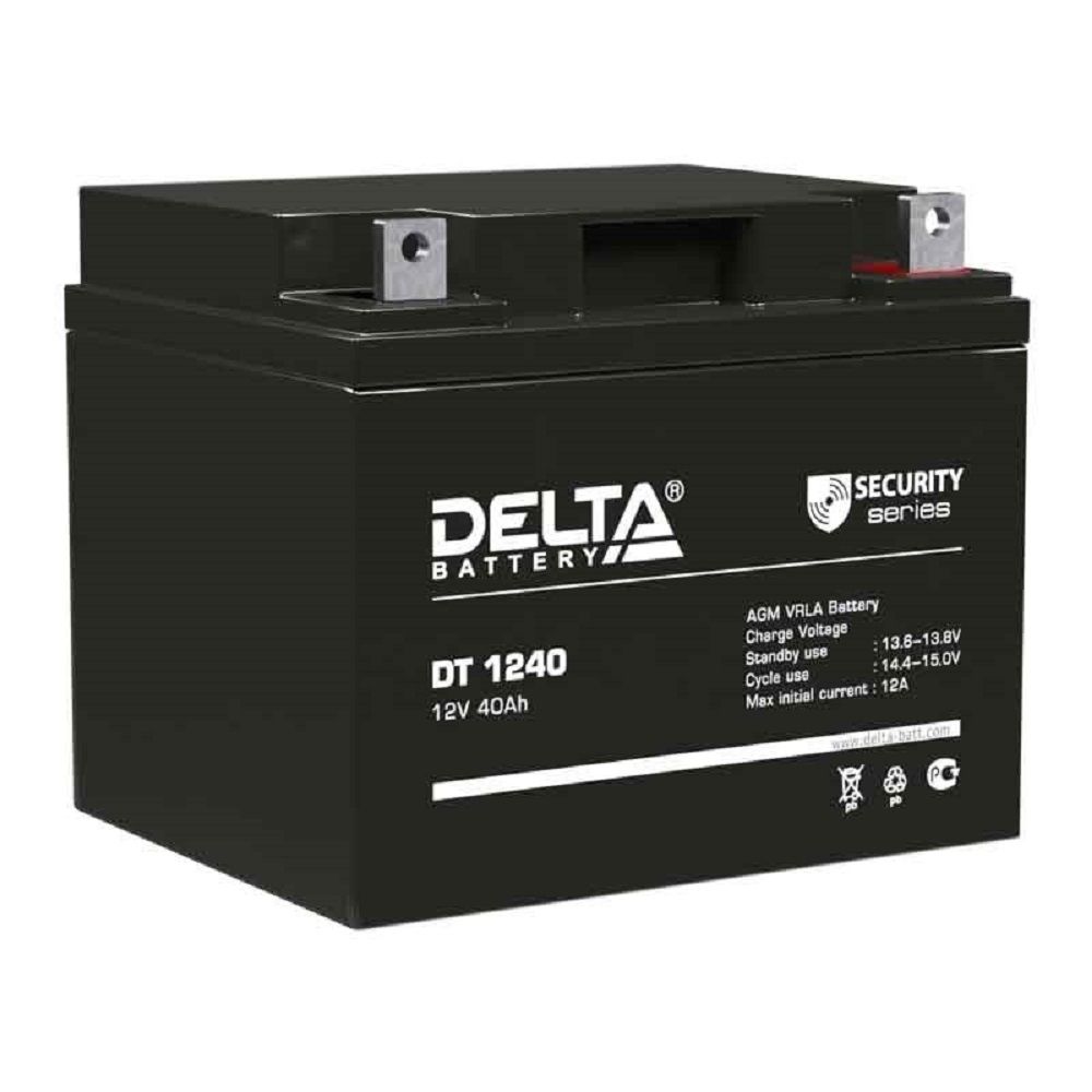 Аккумулятор Delta DT 1240 (12В 40А/ч)