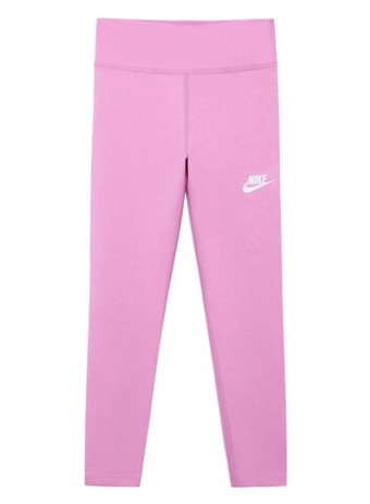 Брюки для девочки теннисные Nike Sportswear Classic High-Waisted - light magenta/white