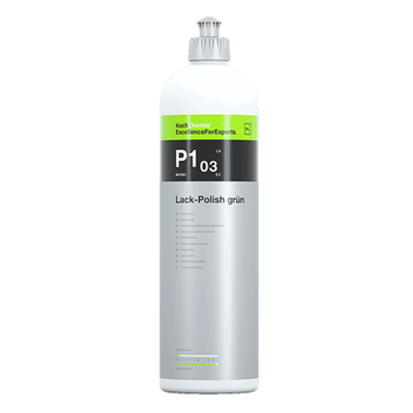 Koch-Chemie 467001 LACK-POLISH GRUN P1.03 - Полироль ручная с воском и оксидом алюминия анти царапин (1л)