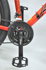Велосипед 27.5" VARMA EXTREME H77DA  р.18, красный 24ск., ал. 2024