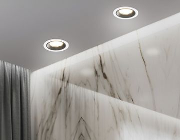 Встраиваемый точечный светильник 1*GU5.3 A8921 WH/BK белый/чёрный Standard Tech Ambrella
