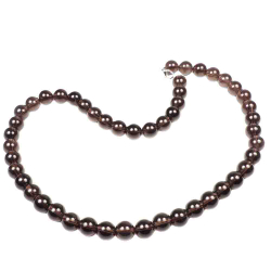 Бусы "Келли 10" раухтопаз(дымчатый кварц)
