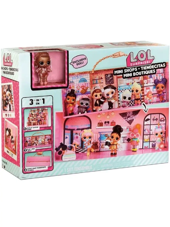 Mini-Shops 3 в 1 - магазин, подставка, кейс для хранения