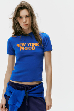 ZARA ФУТБОЛКА NBA NEW YORK KNICKS, СИНИЙ