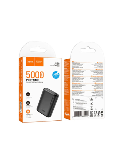 Внешний портативный аккумулятор повербанк J158 5000 mAh