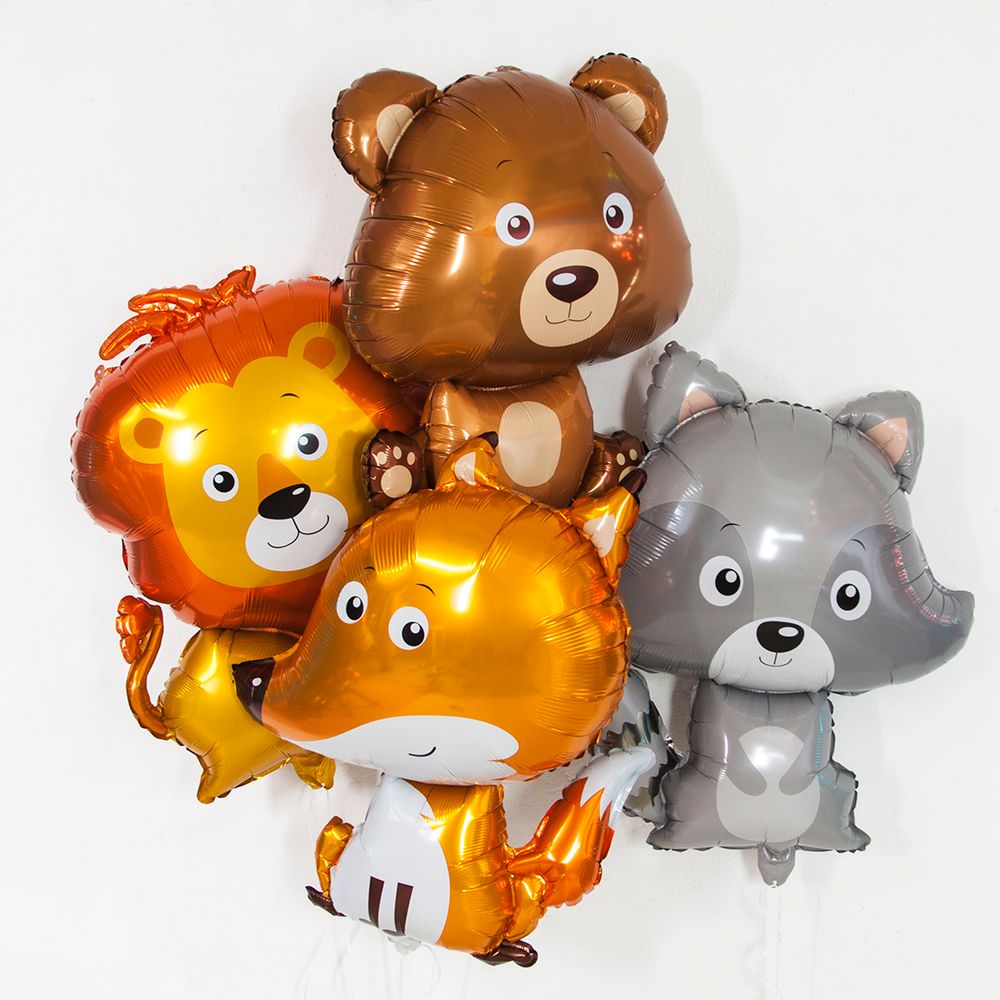 Шар (33''/84 см) Фигура, Медвежонок, 1 шт.