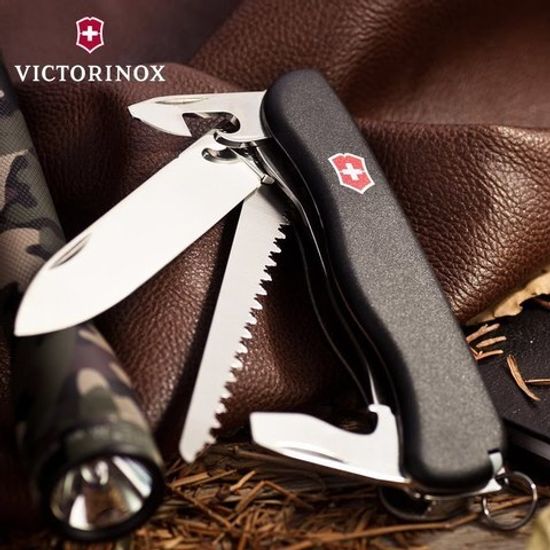 Складной нож Victorinox Мод. Forester Black(111мм) - 12 функций