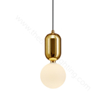 Pendant design lamp Aballs  by Parachilna (Gold,  D20)