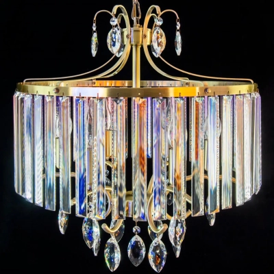 Citilux Инга CL335163 Люстра подвесная хрустальная Бронза