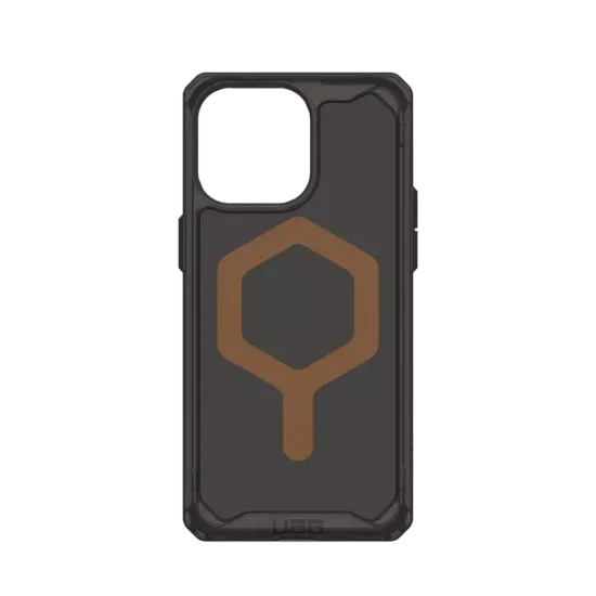 Чехол с поддержкой MAGSAFE Uag Plyo для iPhone 15 Pro MAX 6.7", цвет черный/бронза (Black/Bronze)