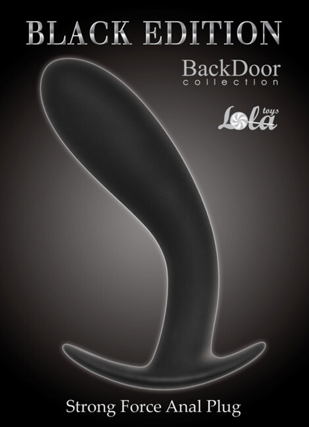 Анальная пробка Strong Force Anal Plug Black (13,5 см , черный) (Цвет: черный)