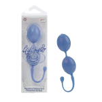 Голубые вагинальные шарики LAmour Premium Weighted Pleasure System (Цвет: голубой)
