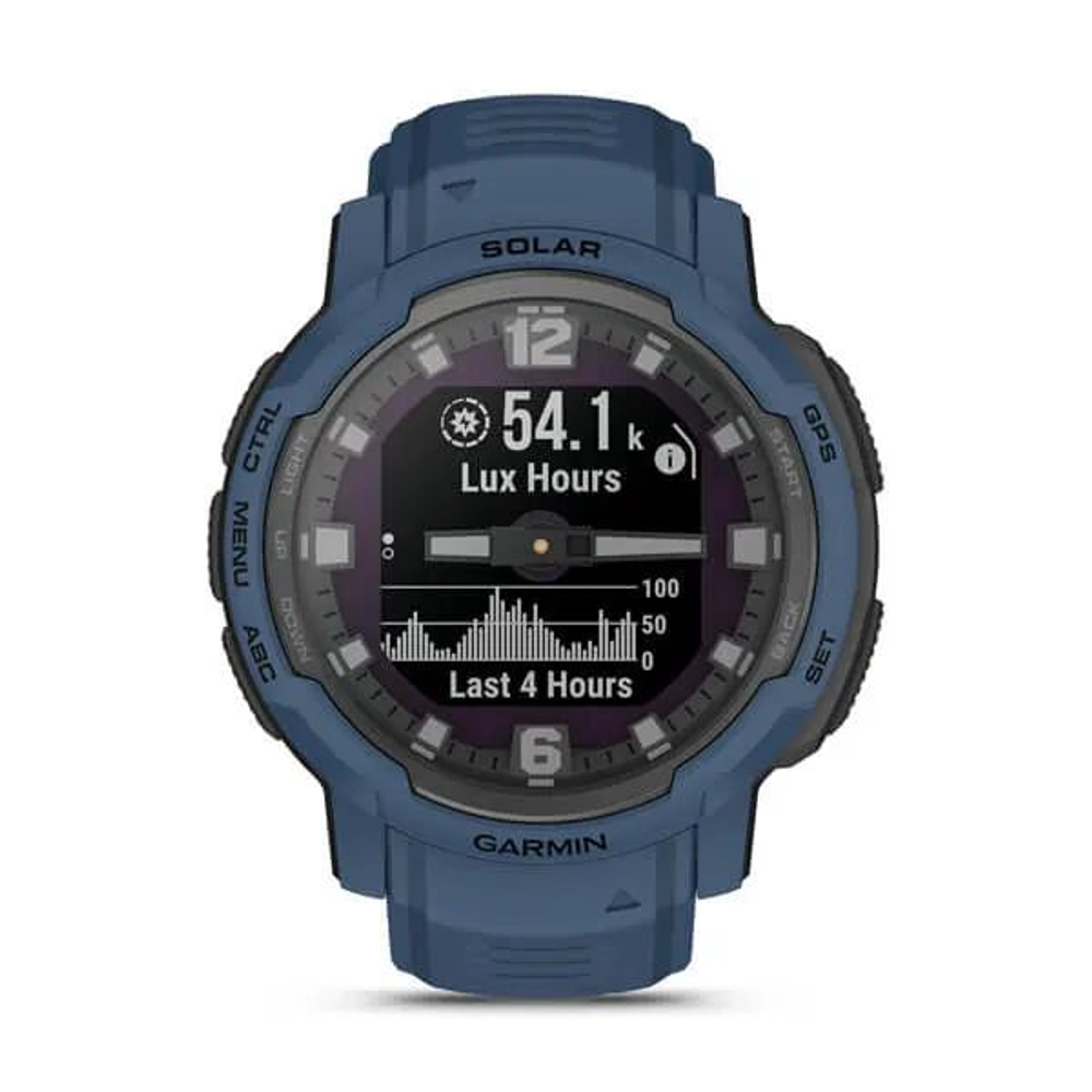 Смарт-часы Instinct Crossover Solar Tidal Blue, WW, синий, 010-02730-02