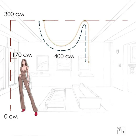 Подвесной светильник Thread 10388A Brass Loft It