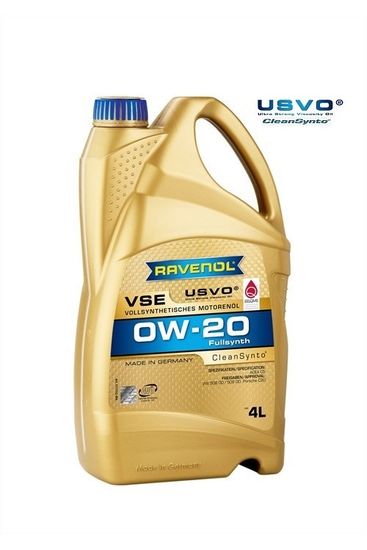 VSE SAE 0W-20 RAVENOL Моторное масло 4 Литра