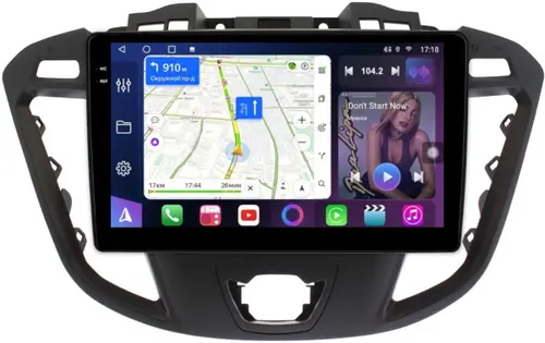 Магнитола для Ford Transit Custom, Tourneo Custom 2012-2020 - FarCar S500-TS18 монитор 9.5" QLED на Android 14, CarPlay, 4G SIM-слот