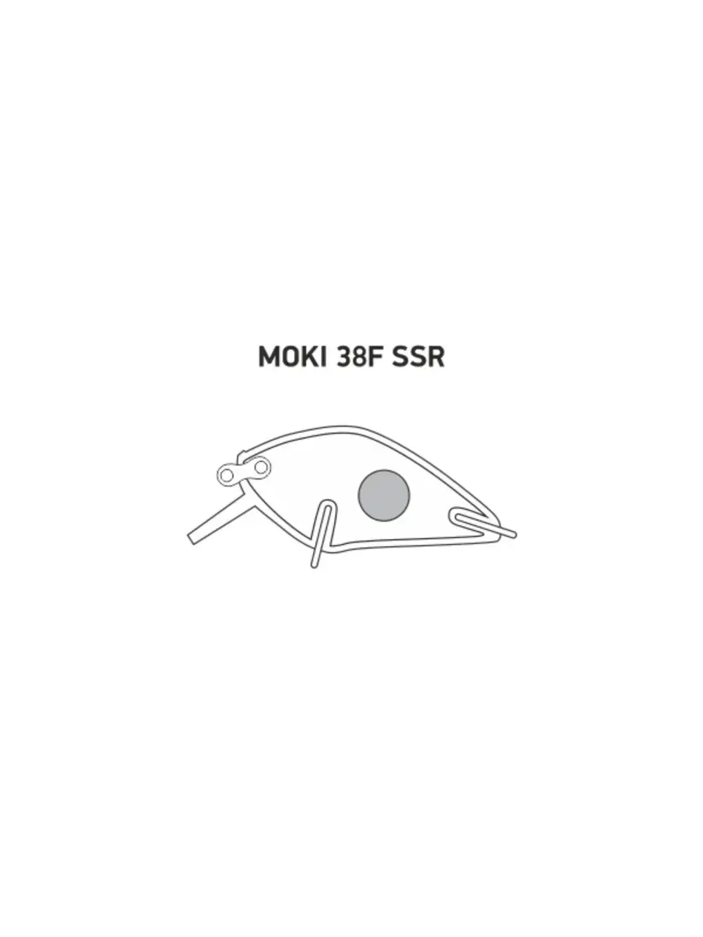 Воблер для рыбалки LureMax MOKI 38F SSR-012 4,5 г., плавающий