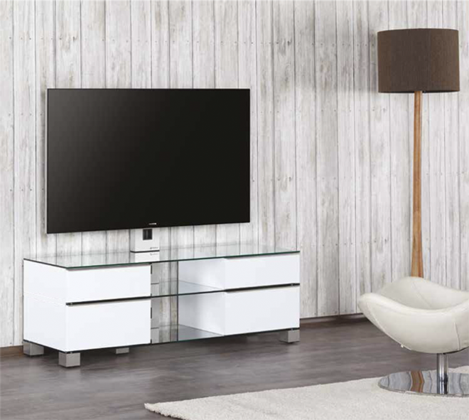 Тумба под ТВ Sonorous MD 8340 C INX WHT