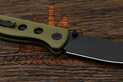 Нож складной QSP QS150-F2 Canary Folder, клинок 72мм, сталь Sandvik 14C28N, рукоять G10 зелёный