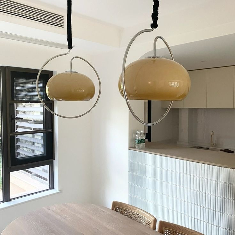 Pendant design lamp 1970 by Dijkstra