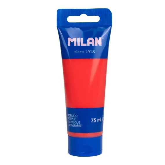 75 ml tube of acrylic paint, vermilion Watermelon Red