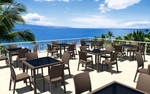 Стол пластиковый плетеный Siesta Contract Bali, коричневый
