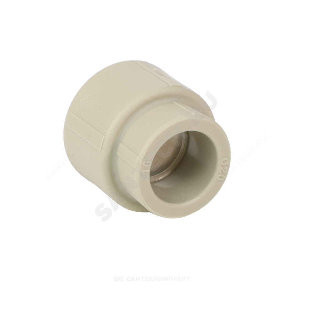 Муфта PP-R переходная серая Дн 32х20 внутренняя пайка VALFEX 10013220Г