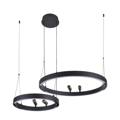 Подвесная люстра Slinga 4474-2P, LED*53W + LED*33W + 4*LED*3W, 2075LM, 3000-6500K. ТМ F-Promo