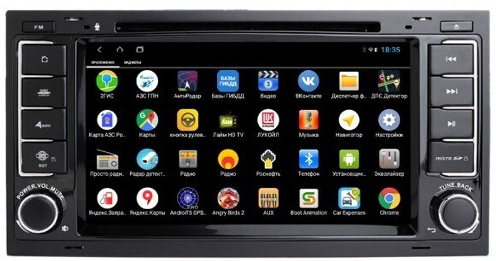Магнитола для Volkswagen Touareg 2002-2010, Multivan 2003-2015 - Parafar PF042XHDDVD на Android 11, SIM-слот