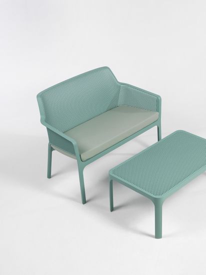 Столик пластиковый журнальный Net Table 100 Nardi цвет ментоловый